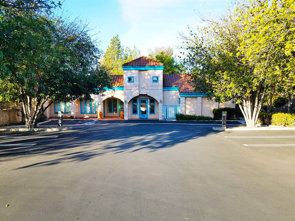 Exterior of the Meddent Innovative Concepts office building in Agoura Hills, California.